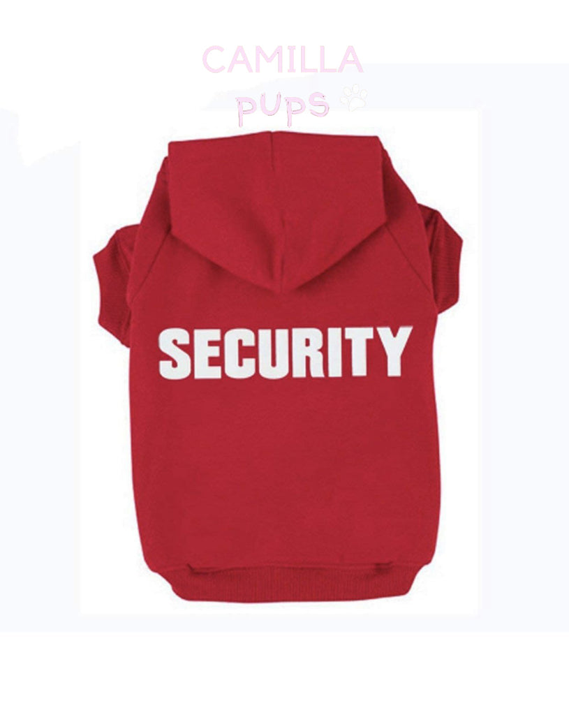 red security hoodie