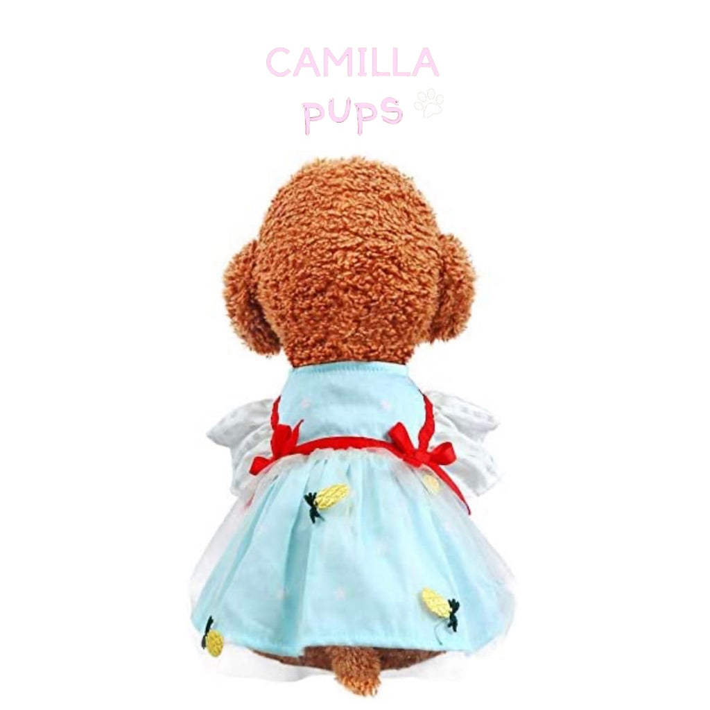 Sonia Pineapple dress back