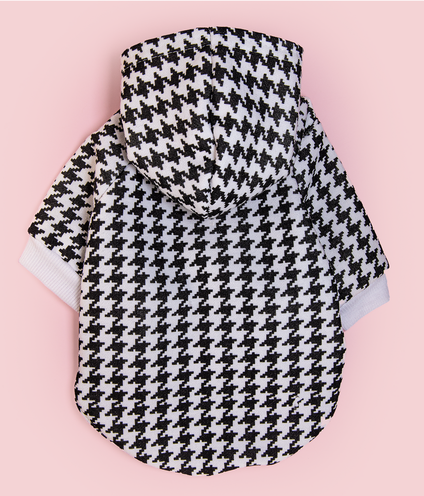 Vaz Hoodie backside on pink background